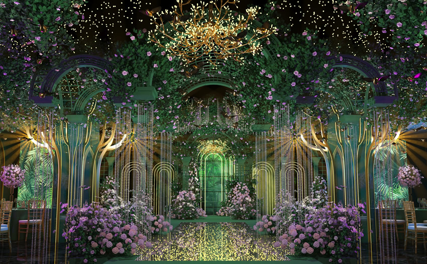 南康奇妙森林婚礼堂效果展示