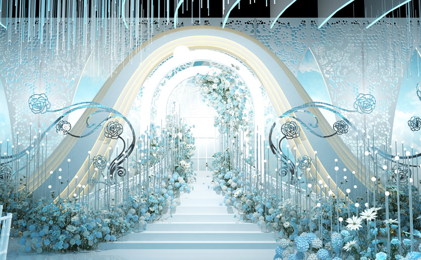 南康釡香烙馍村水晶厅效果展示